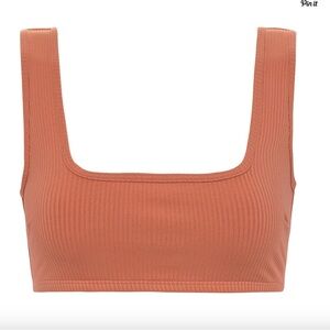 NWT Montce Coral Rib Allie Top - Medium